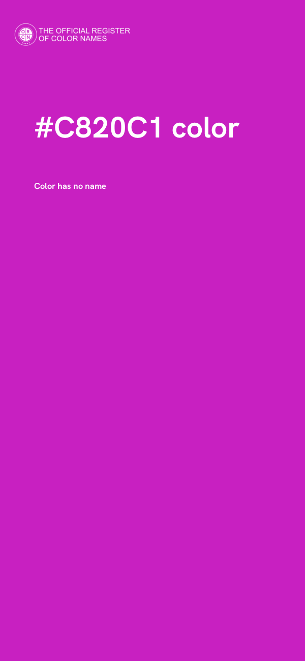 #C820C1 color image