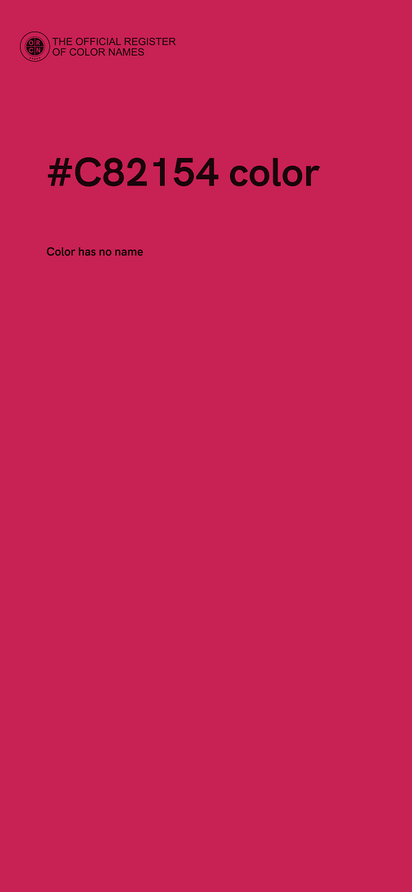 #C82154 color image