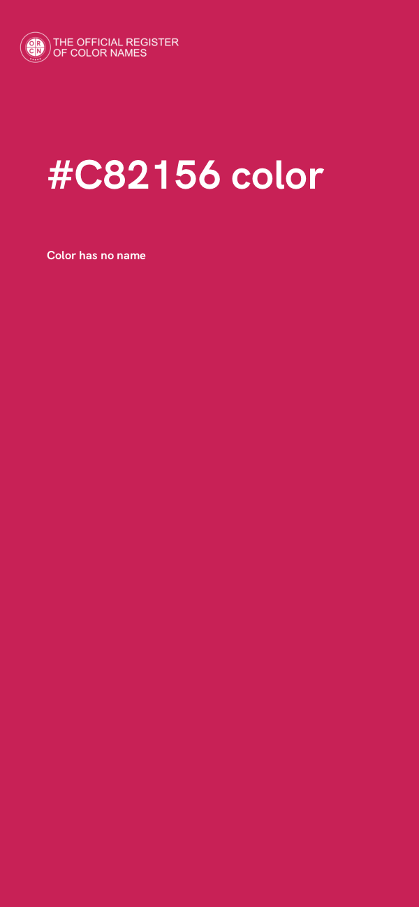 #C82156 color image
