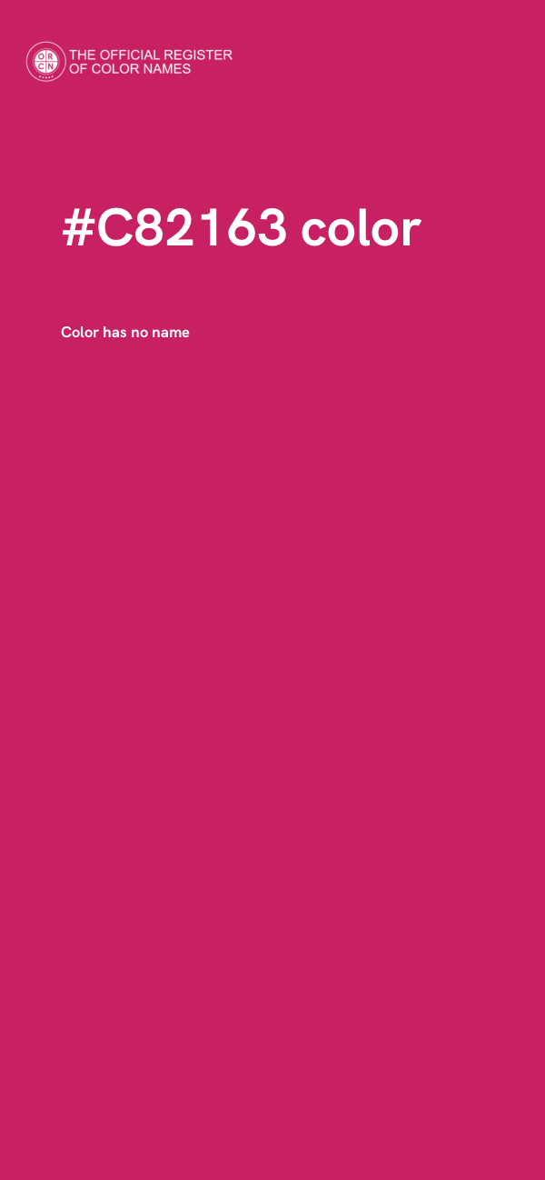 #C82163 color image
