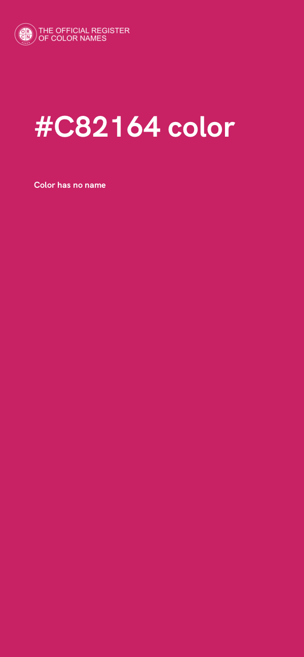 #C82164 color image