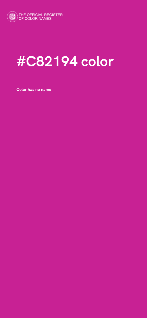 #C82194 color image