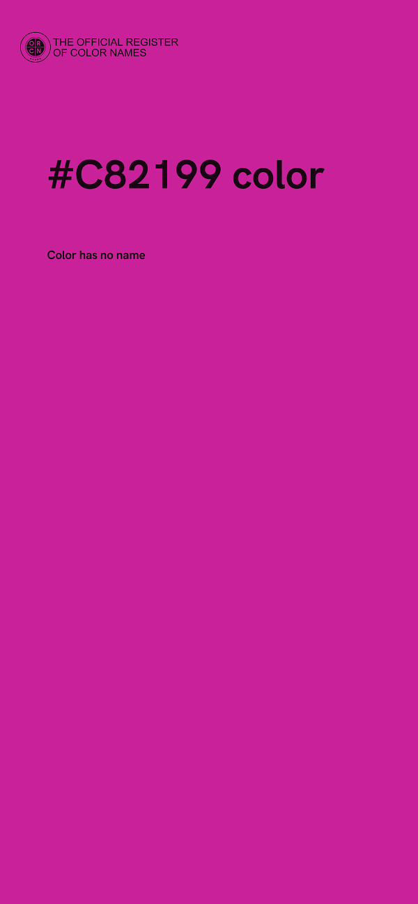 #C82199 color image