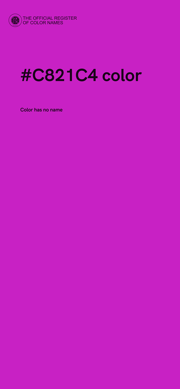 #C821C4 color image