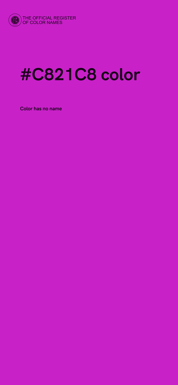 #C821C8 color image