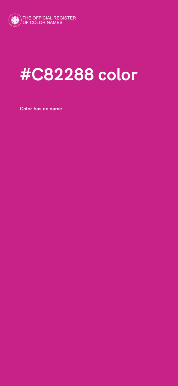 #C82288 color image