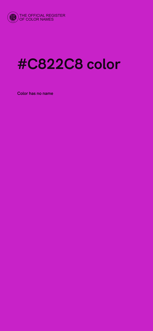 #C822C8 color image