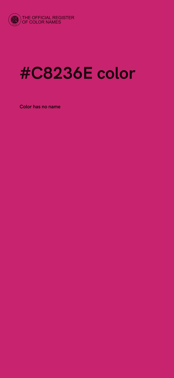 #C8236E color image