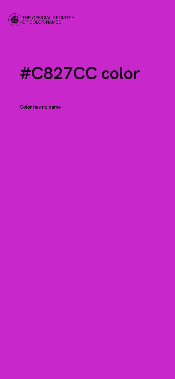 #C827CC color image