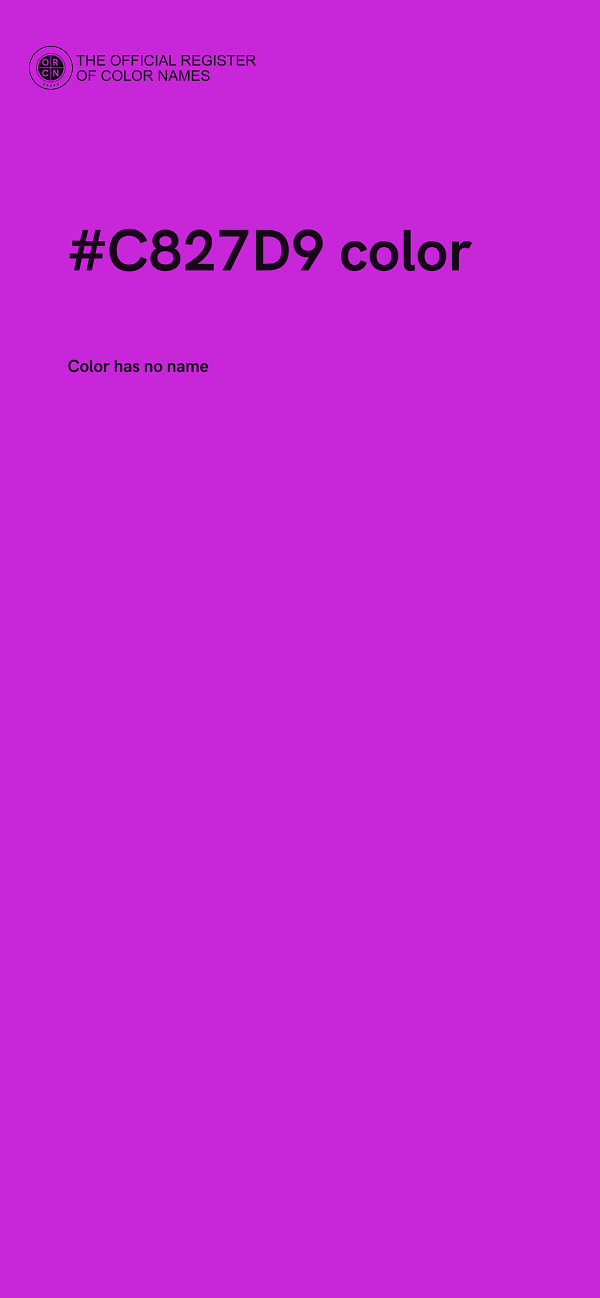 #C827D9 color image
