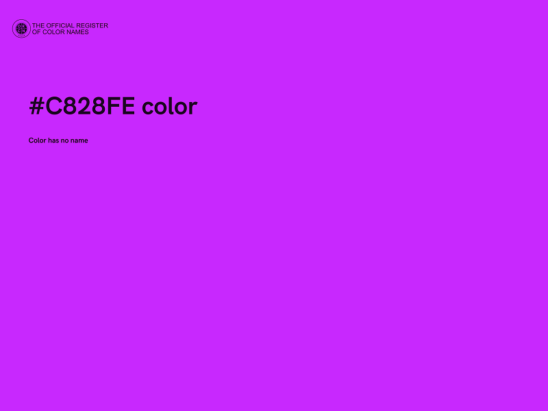 #C828FE color image