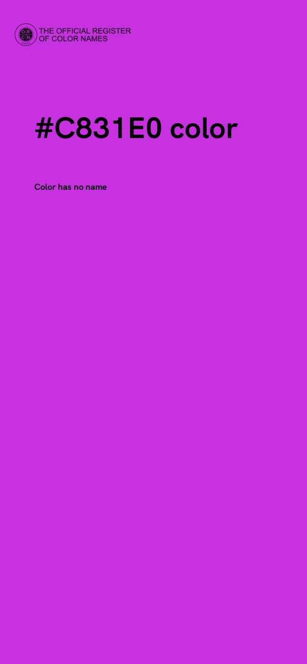 #C831E0 color image