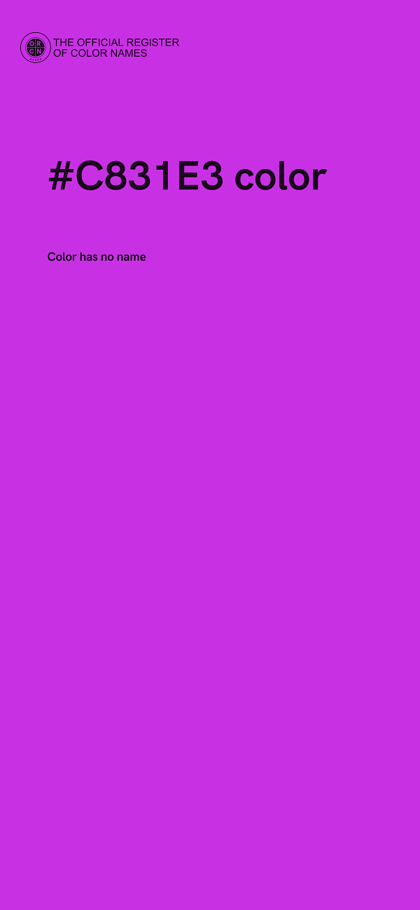 #C831E3 color image