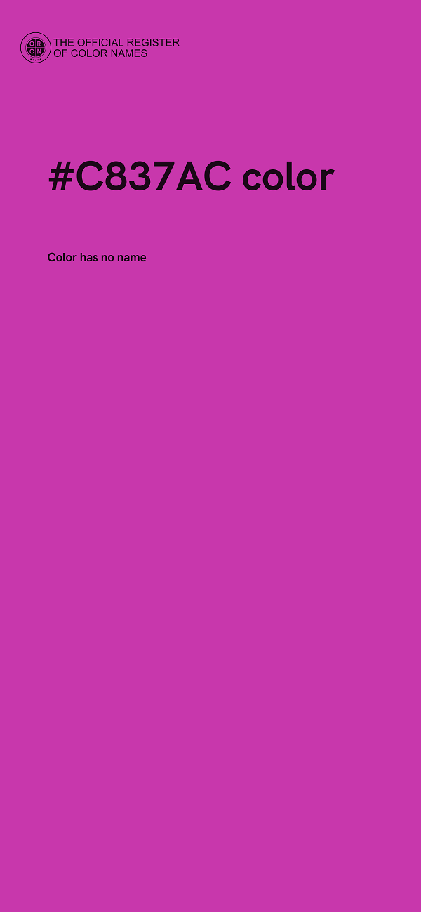 #C837AC color image