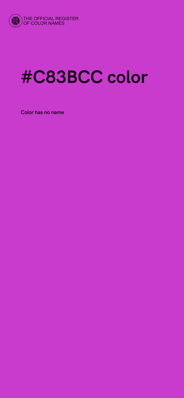 #C83BCC color image