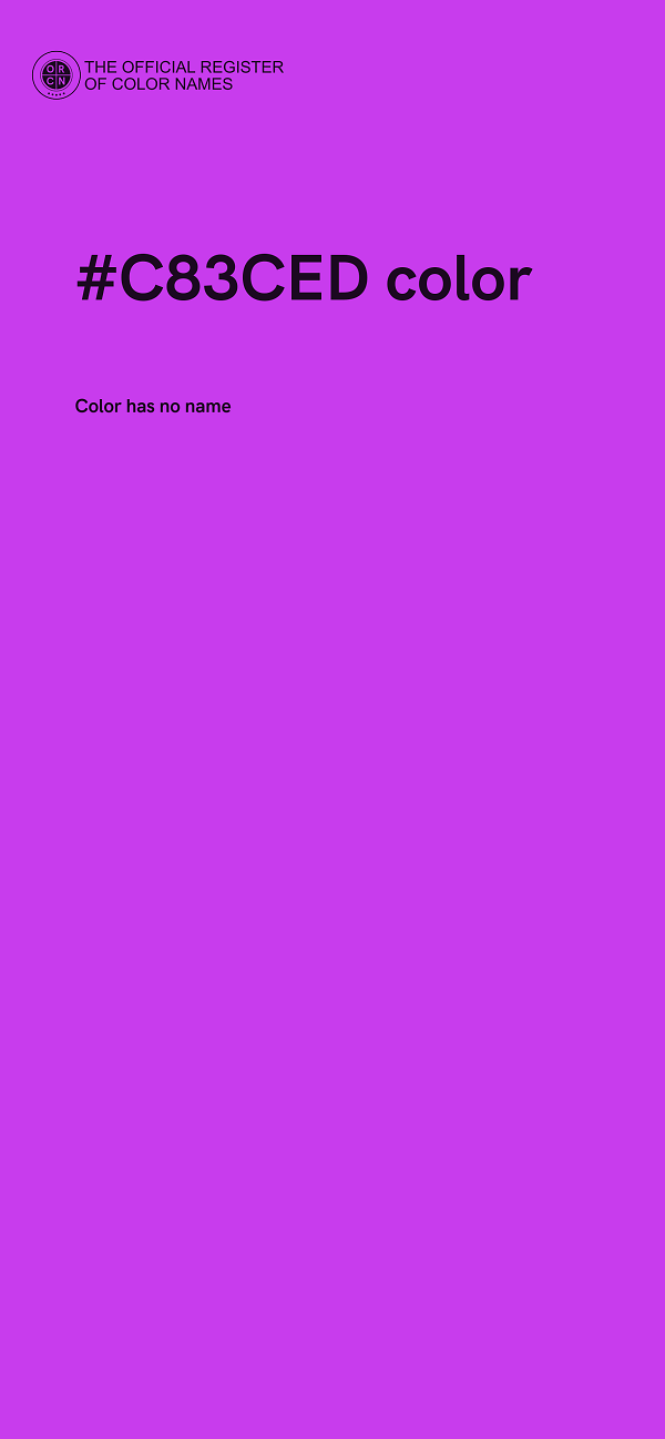 #C83CED color image