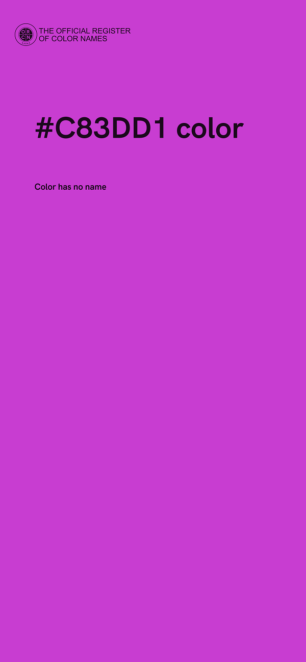 #C83DD1 color image
