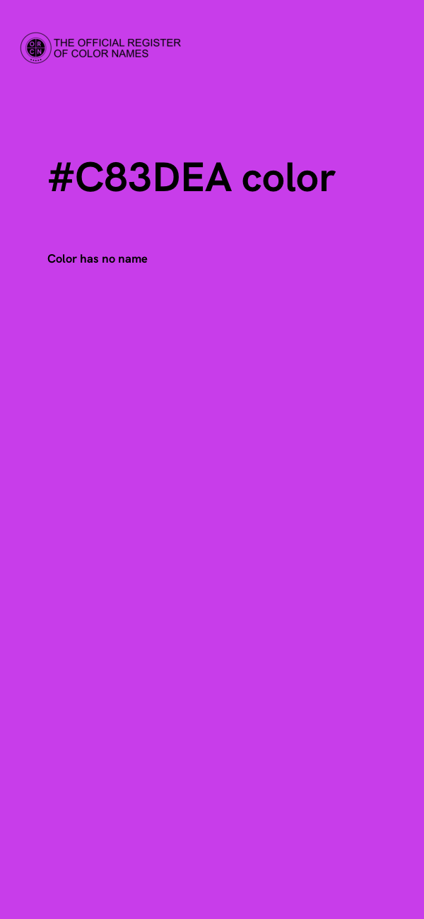 #C83DEA color image