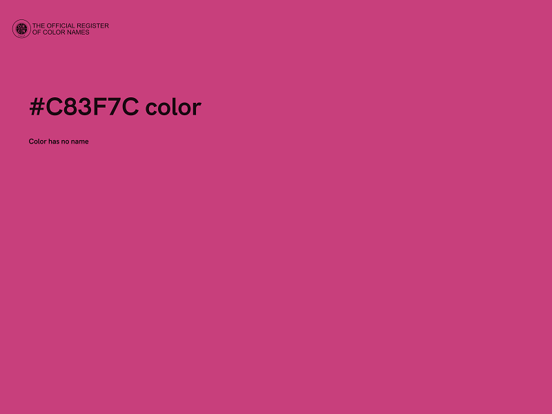 #C83F7C color image
