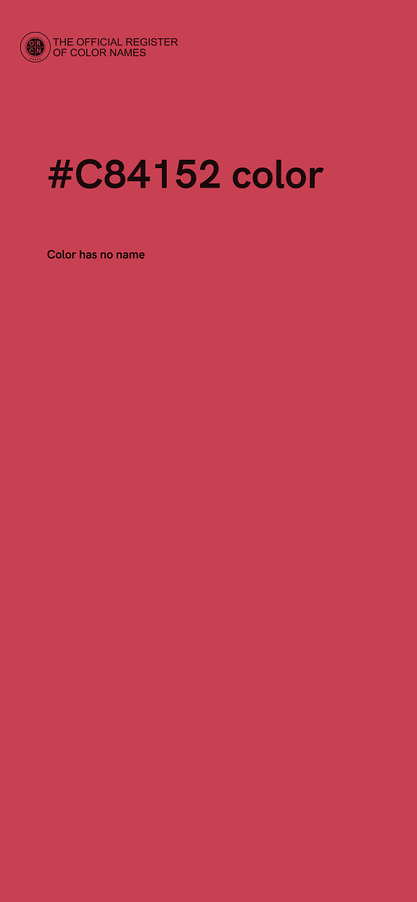#C84152 color image