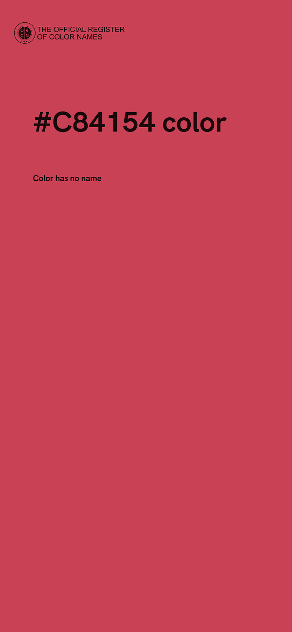 #C84154 color image