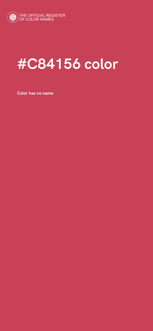#C84156 color image