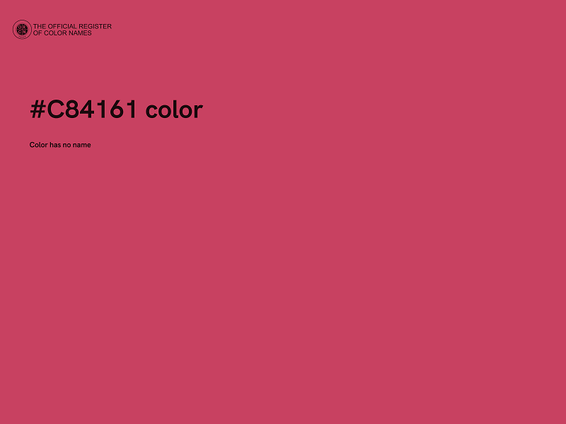 #C84161 color image