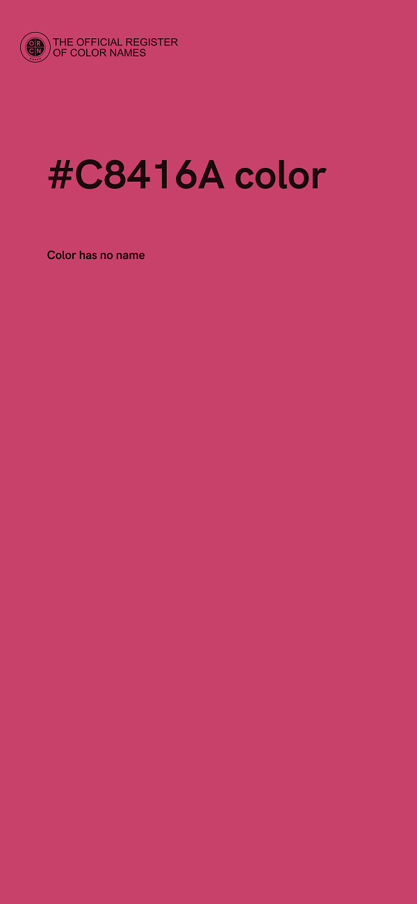 #C8416A color image