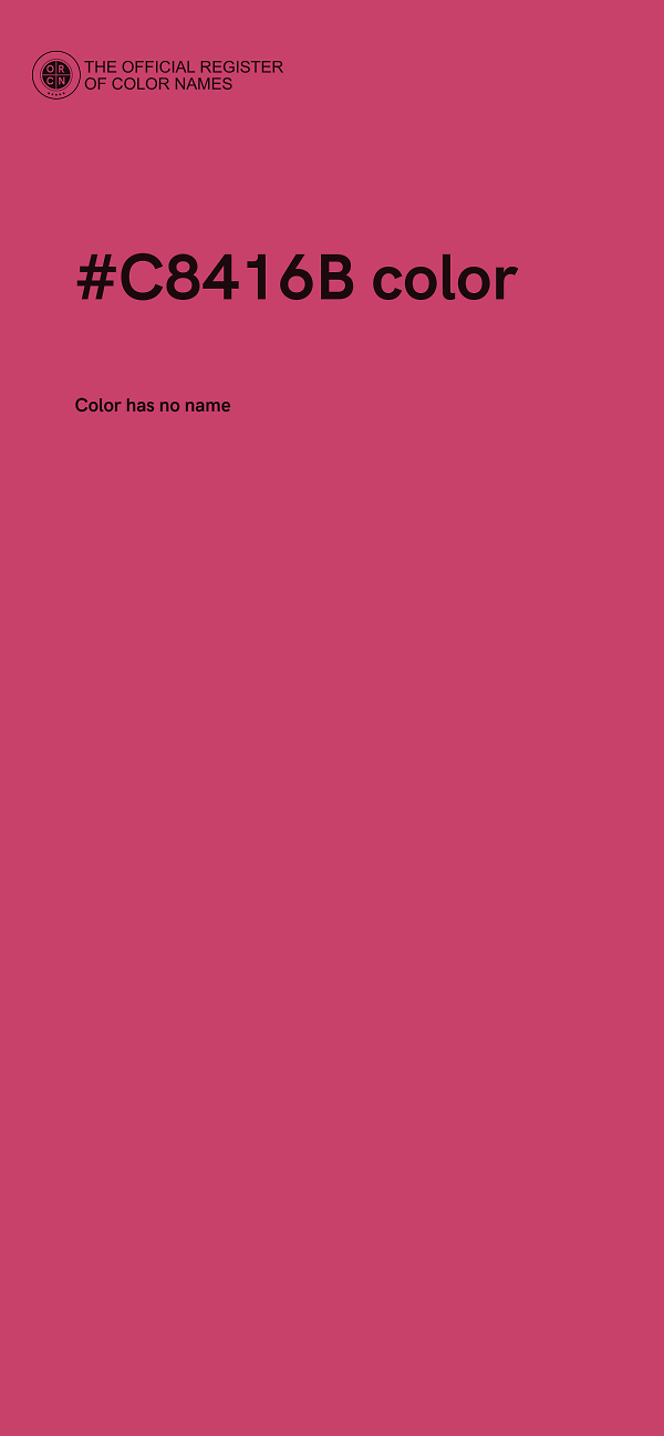 #C8416B color image