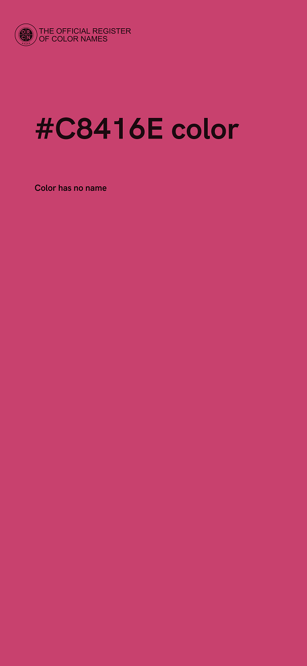 #C8416E color image