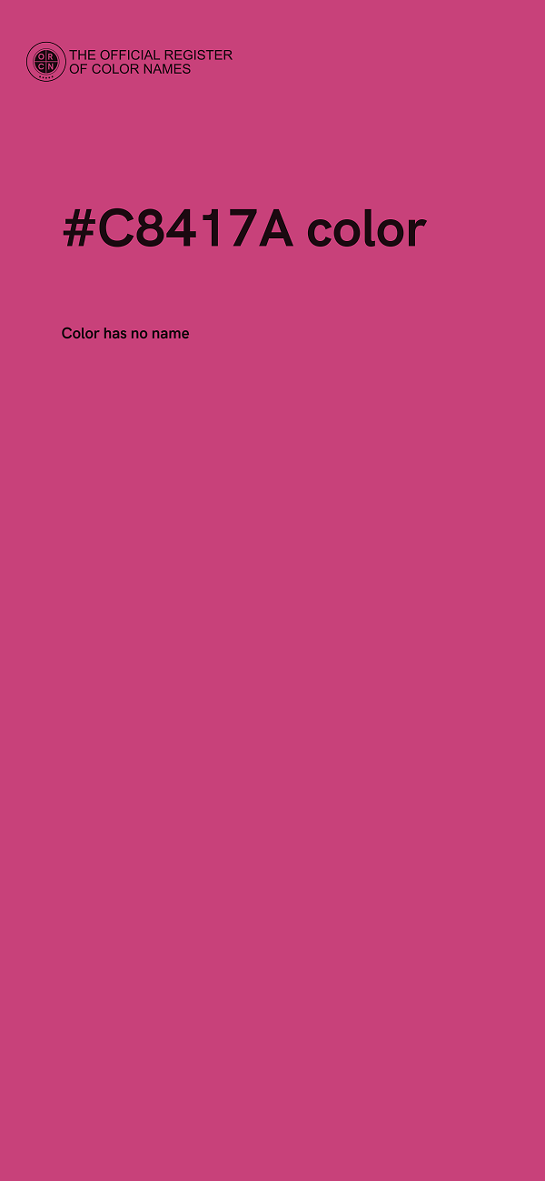 #C8417A color image