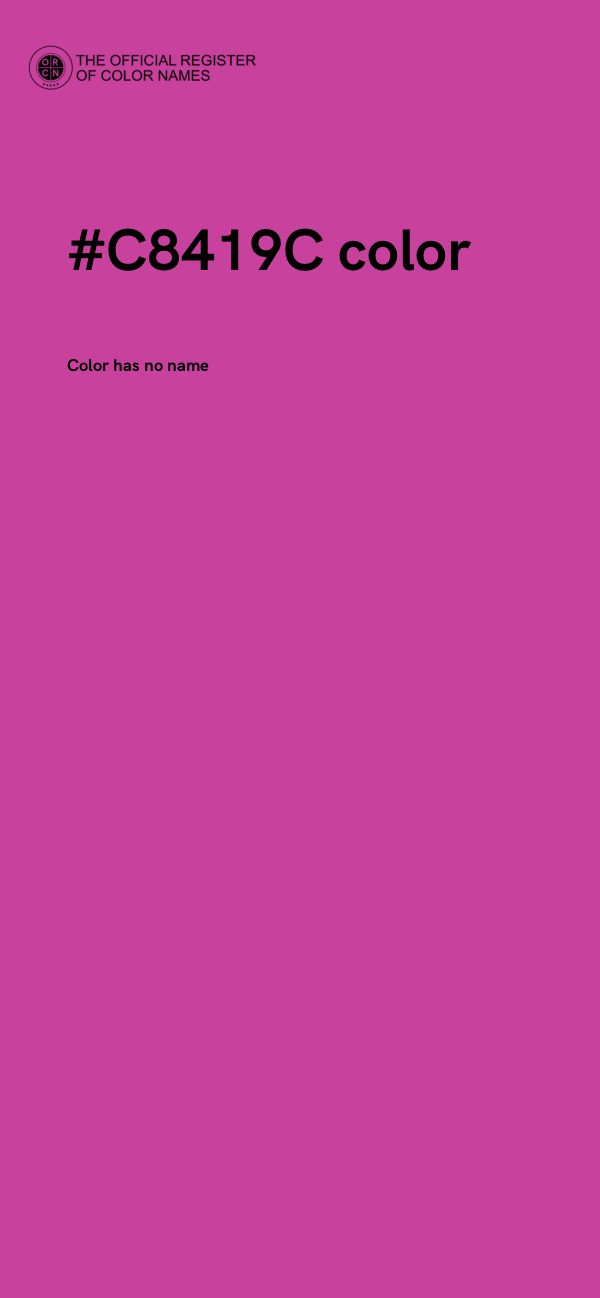 #C8419C color image
