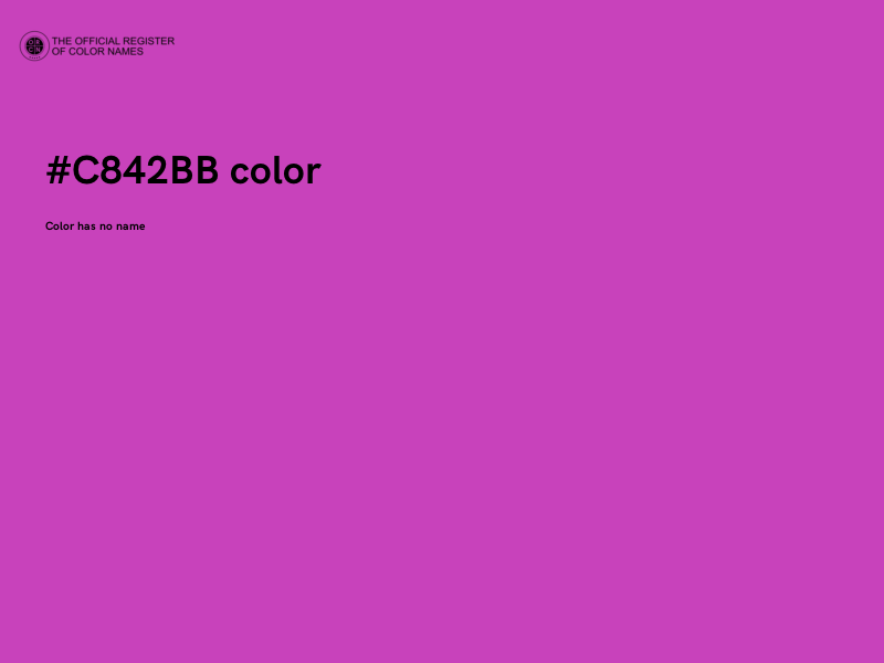 #C842BB color image