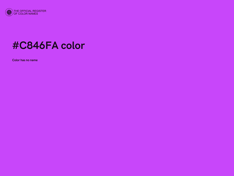 #C846FA color image