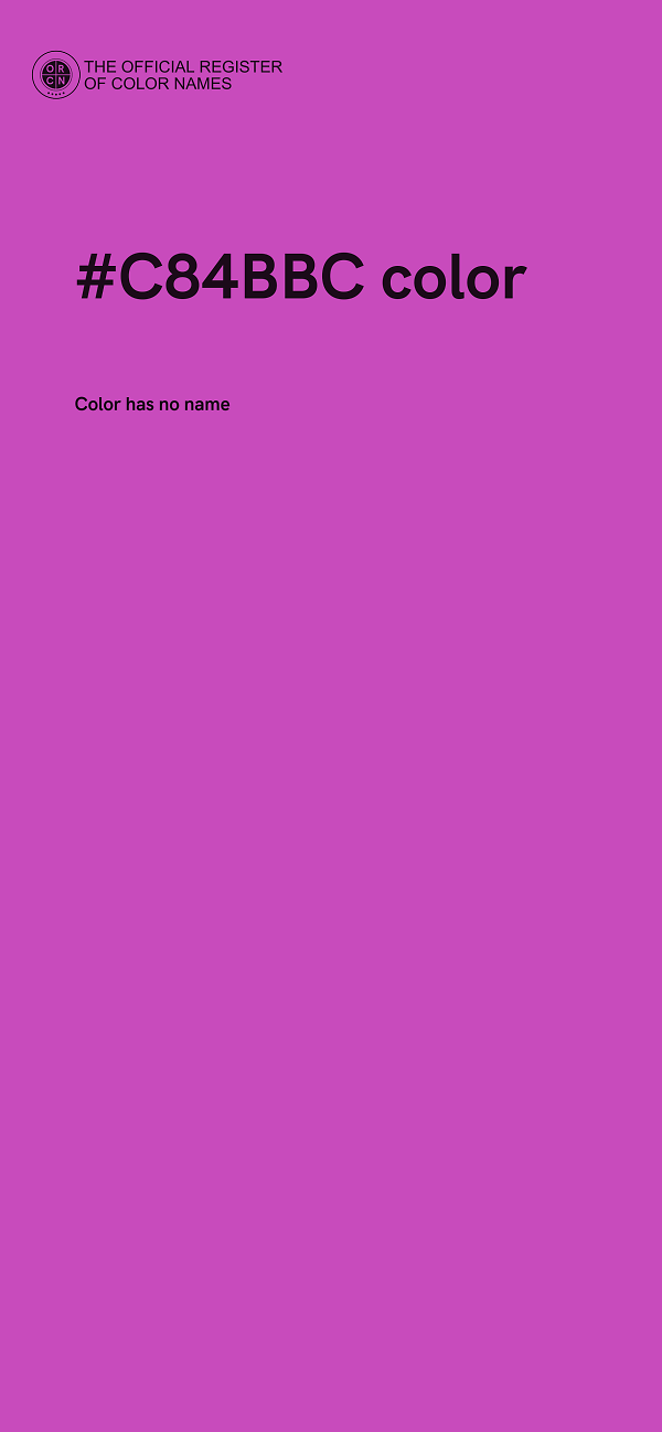 #C84BBC color image