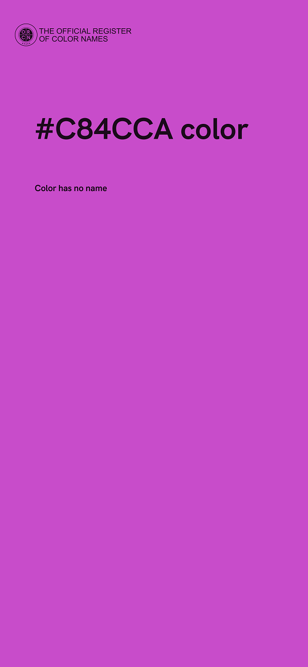 #C84CCA color image