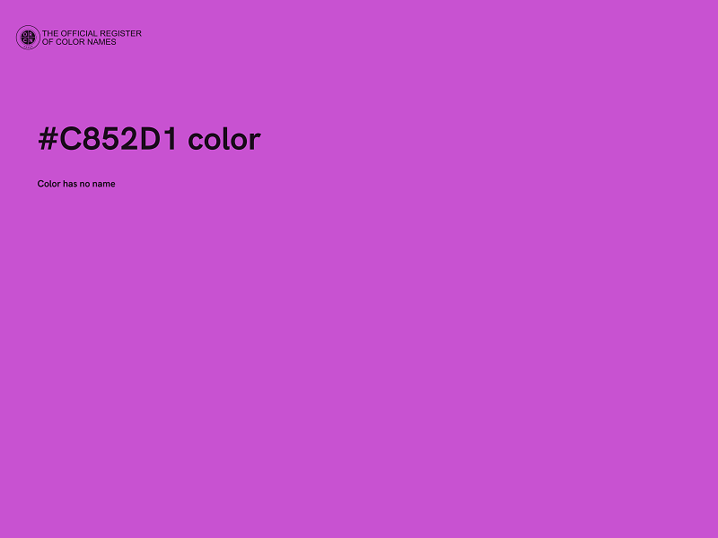 #C852D1 color image