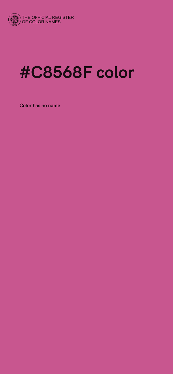 #C8568F color image