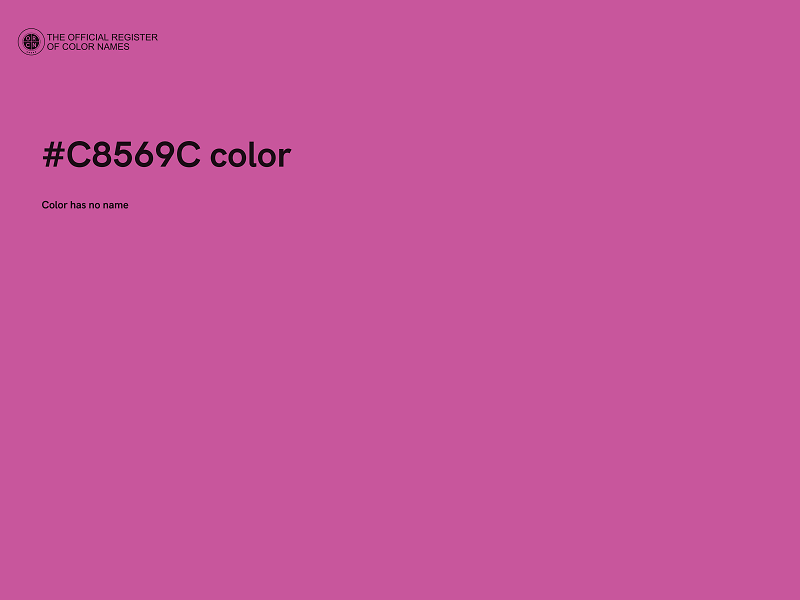 #C8569C color image