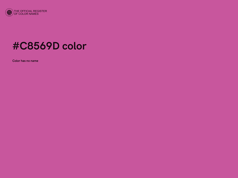 #C8569D color image