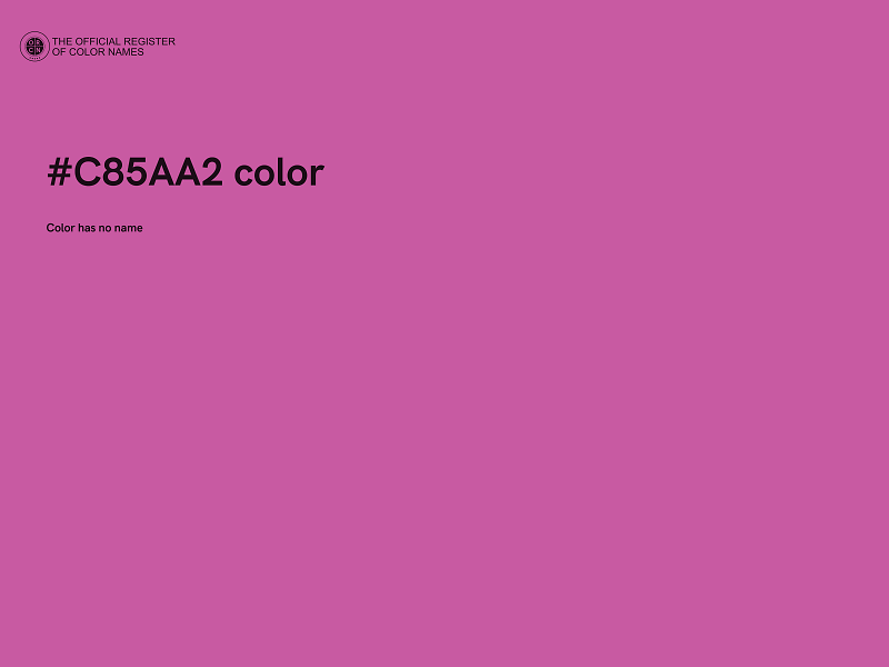 #C85AA2 color image