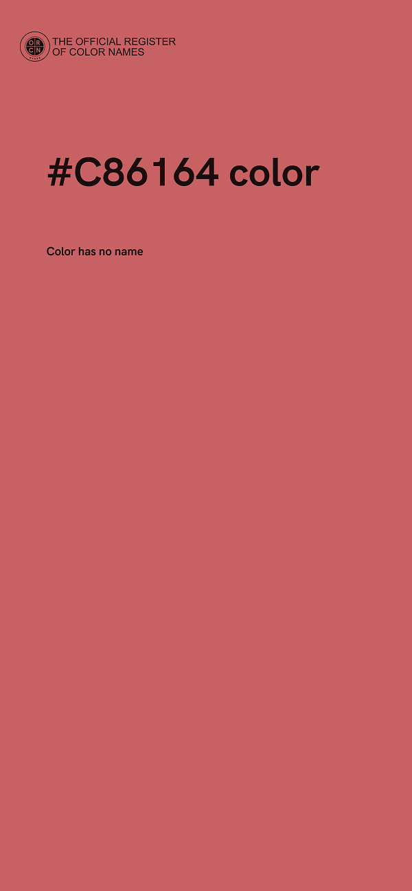 #C86164 color image
