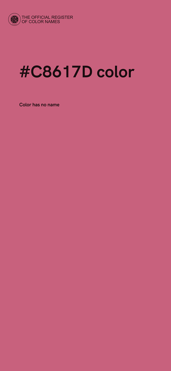 #C8617D color image