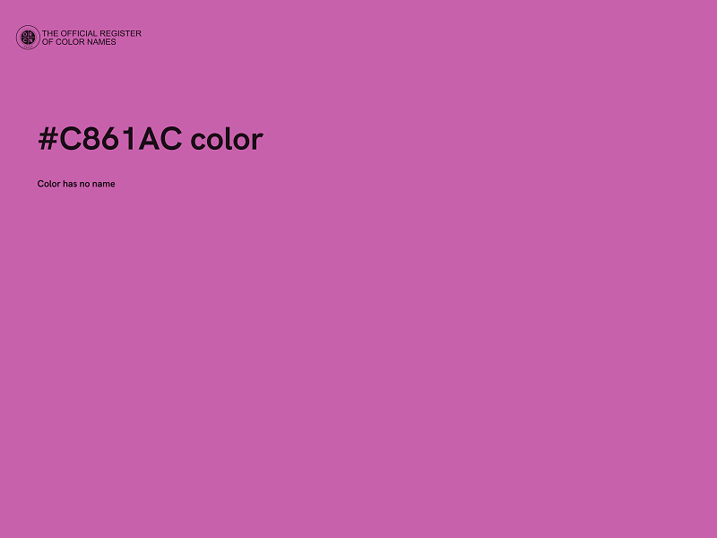 #C861AC color image