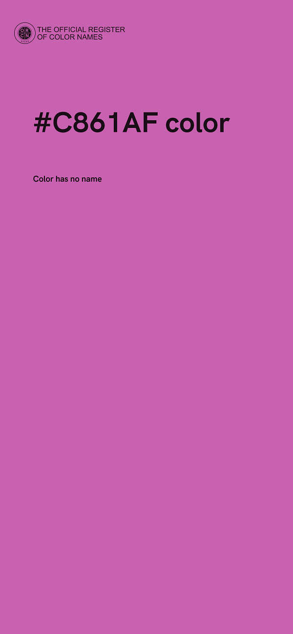 #C861AF color image