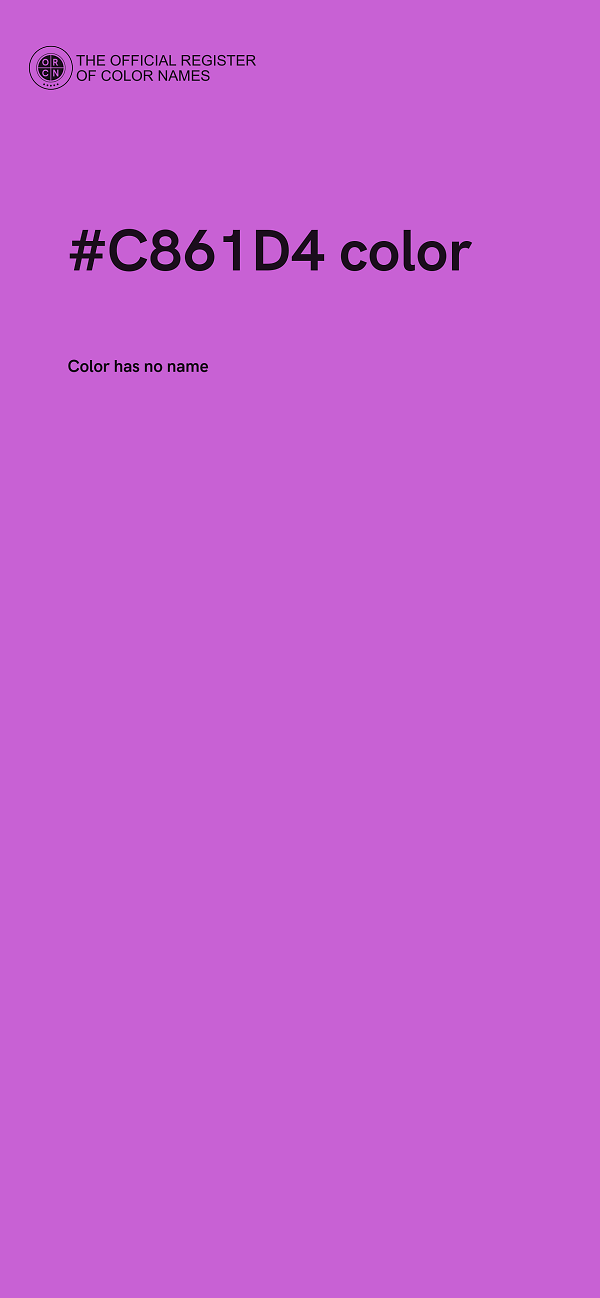 #C861D4 color image