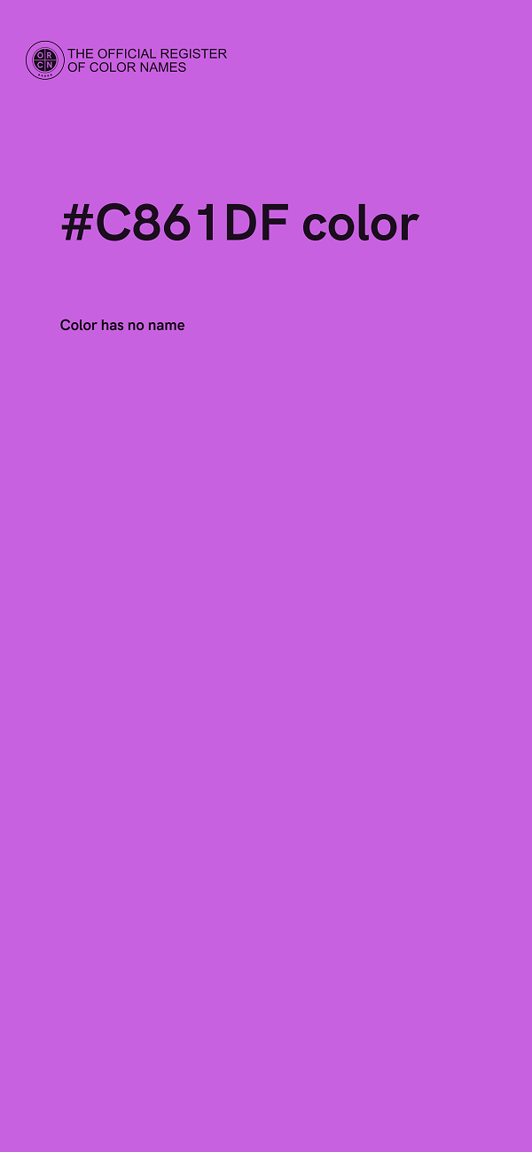 #C861DF color image