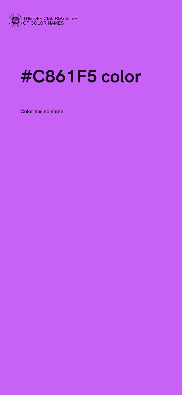 #C861F5 color image