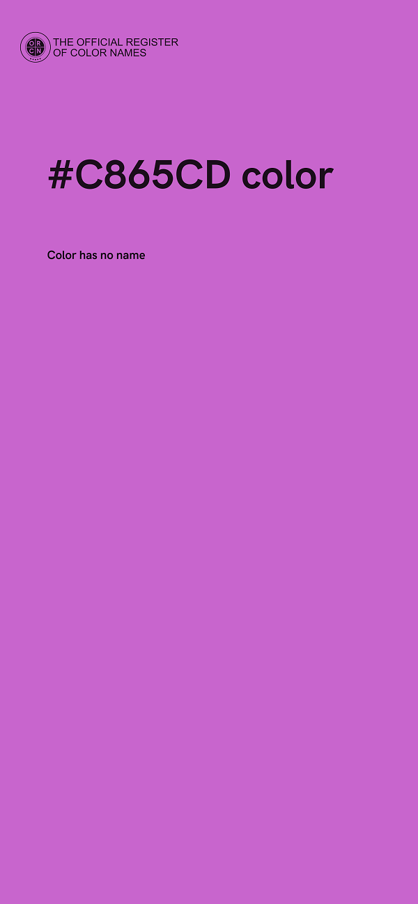 #C865CD color image