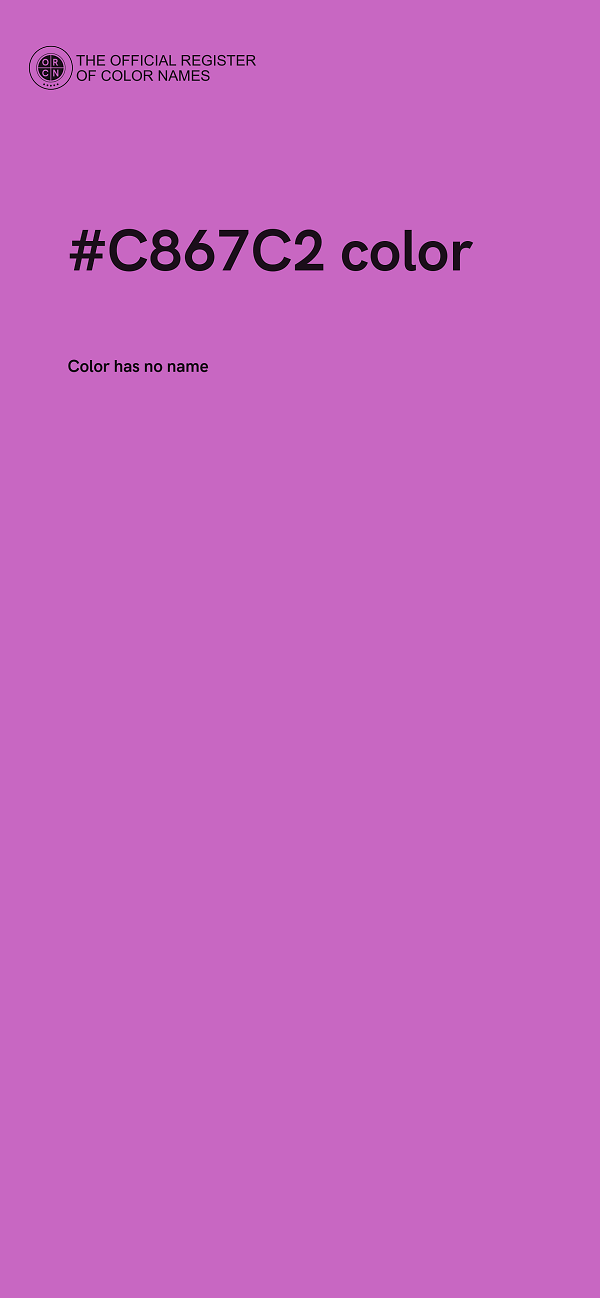 #C867C2 color image